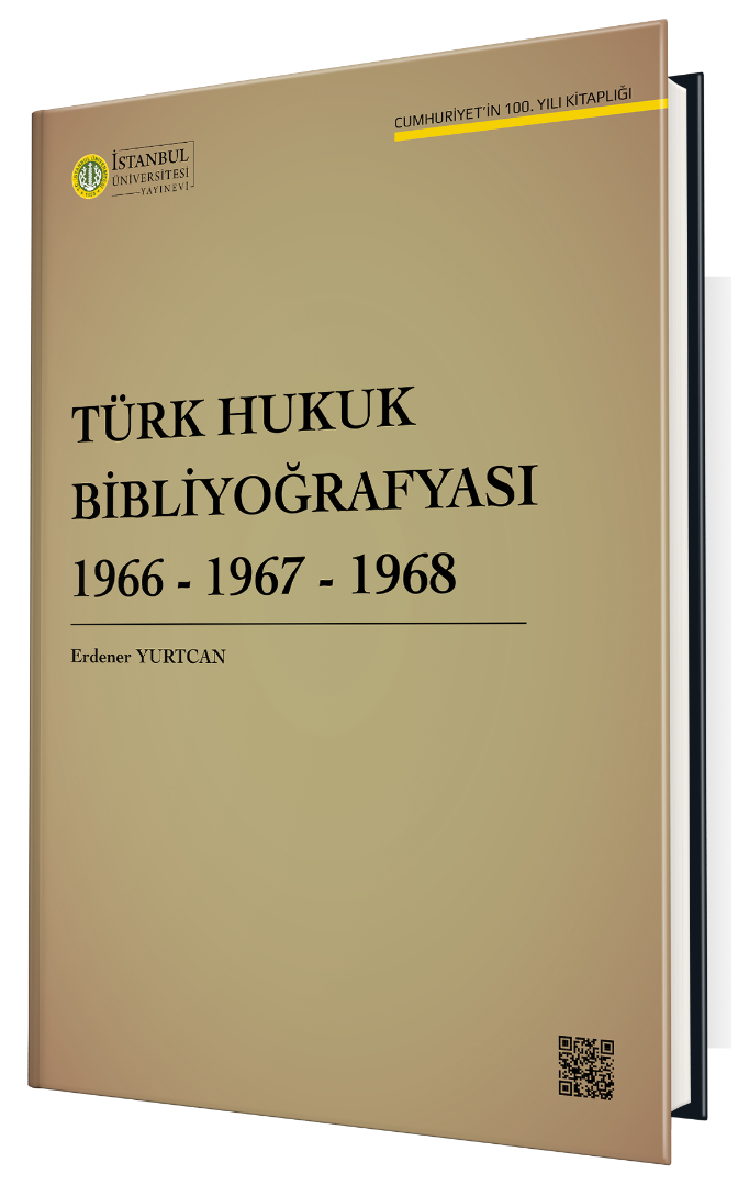 Türk Hukuk Bibliyoğrafyası 1966 - 1967 - 1968