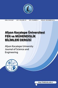 Afyon Kocatepe Üniversitesi Fen Ve Mühendislik Bilimleri Dergisi
