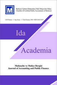 Ida Academia Muhasebe ve Maliye Dergisi