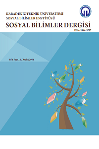 Karadeniz Teknik Üniversitesi Sosyal Bilimler Enstitüsü Dergisi