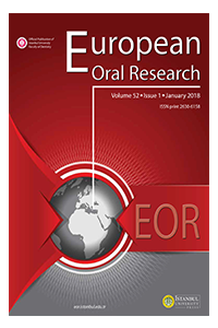 Journal of Istanbul University Faculty Dentistry