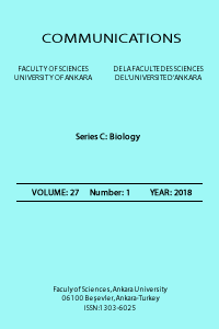 Communications Faculty of Sciences University Ankara Series C Biology