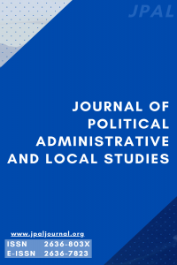 Journal of Political Administrative and Local Studies