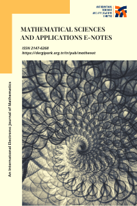 Mathematical Sciences and Applications E-Notes