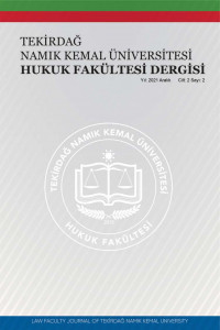 Tekirdağ Namık Kemal Üniversitesi Hukuk Fakültesi Dergisi