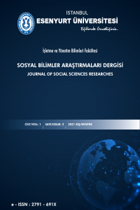 İstanbul Esenyurt Üniversitesi İşletme ve Yönetim Bilimleri Fakültesi Sosyal Bilimler Araştırmaları Dergisi