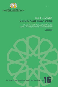 Selçuk Üniversitesi Selçuklu Araştırmaları Dergisi