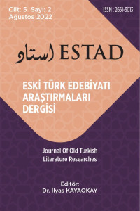 Eski Türk Edebiyatı Araştırmaları Dergisi [Journal Of Old Turkish Literature Researches]