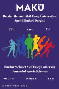 Burdur Mehmet Akif Ersoy Üniversitesi Spor Bilimleri Dergisi
